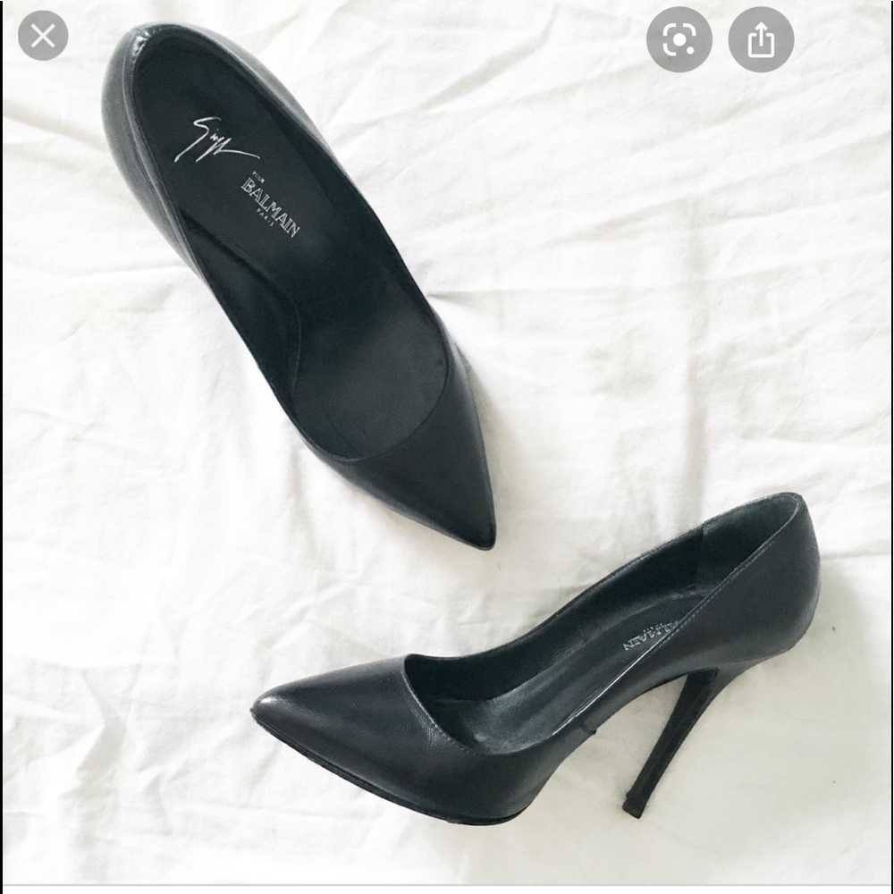 Giuseppe Zanotti black heels pumps